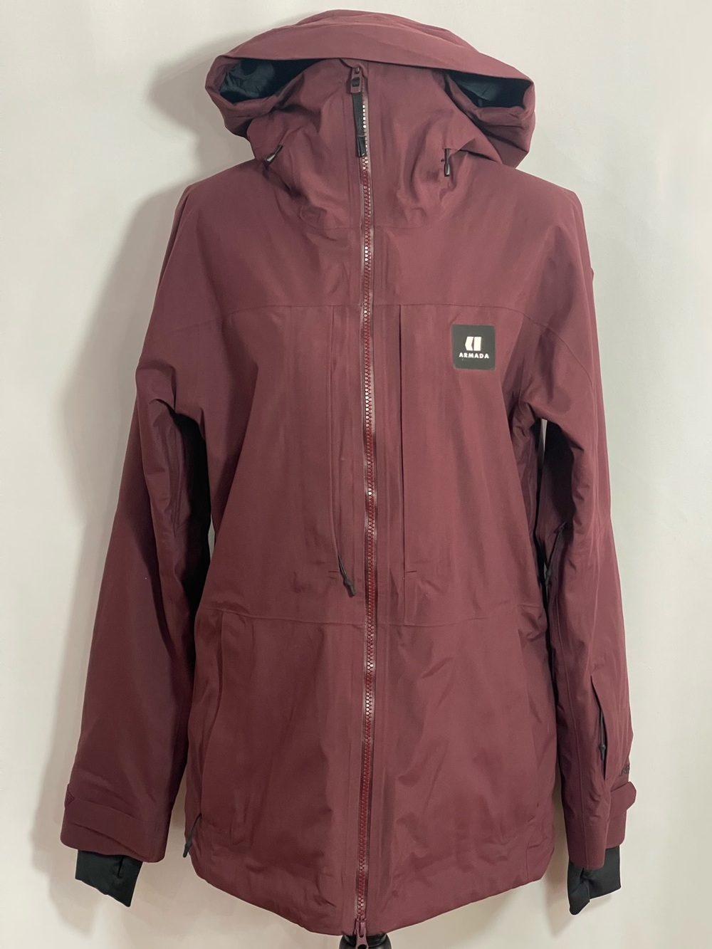 Armada Kata 2L Gore Tex Burgundy Hooded Jacket Women’s Size Medium